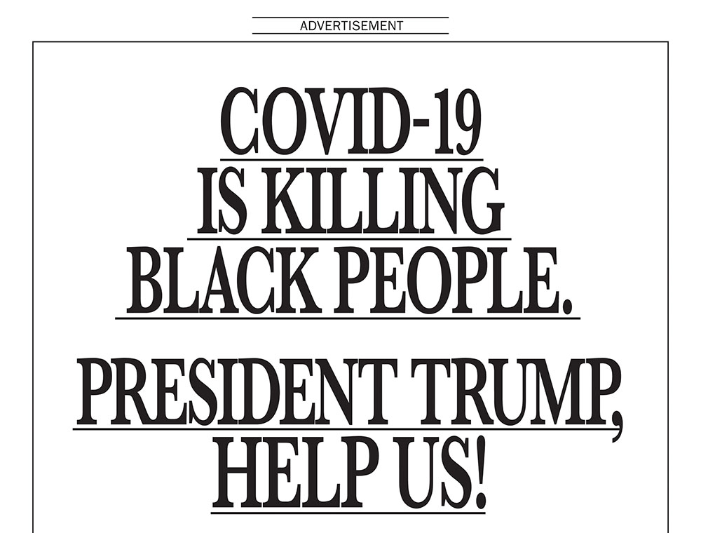 President Trump, Help Us!